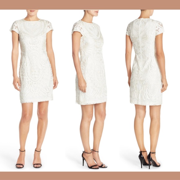 NEW JS Collections Soutache‎ Embroidered Dress 8 - Picture 1 of 12